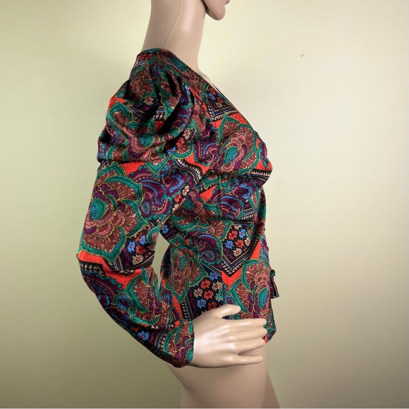 NEW VERONICA BEARD PAISLEY PRINT TOP - Picture 6 of 11